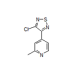 3-Chloro-4-(2-methyl-4-pyridyl)-1,2,5-thiadiazole