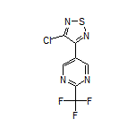 3-Chloro-4-[2-(trifluoromethyl)pyrimidin-5-yl]-1,2,5-thiadiazole