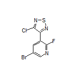 3-(5-Bromo-2-fluoro-3-pyridyl)-4-chloro-1,2,5-thiadiazole