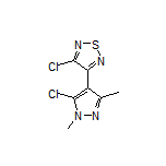 3-Chloro-4-(5-chloro-1,3-dimethyl-1H-pyrazol-4-yl)-1,2,5-thiadiazole