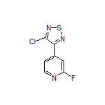 3-Chloro-4-(2-fluoro-4-pyridyl)-1,2,5-thiadiazole