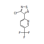 3-Chloro-4-[5-(trifluoromethyl)pyridin-2-yl]-1,2,5-thiadiazole