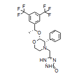 5-[[(2R,3S)-2-[(R)-1-[3,5-Bis(trifluoromethyl)phenyl]ethoxy]-3-phenylmorpholino]methyl]-1H-1,2,4-triazol-3(2H)-one