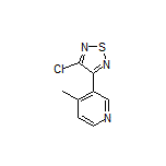 3-Chloro-4-(4-methyl-3-pyridyl)-1,2,5-thiadiazole