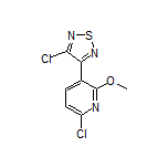 3-Chloro-4-(6-chloro-2-methoxy-3-pyridyl)-1,2,5-thiadiazole