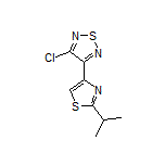 3-Chloro-4-(2-isopropylthiazol-4-yl)-1,2,5-thiadiazole