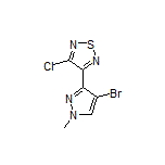 3-(4-Bromo-1-methyl-1H-pyrazol-3-yl)-4-chloro-1,2,5-thiadiazole