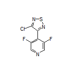 3-Chloro-4-(3,5-difluoropyridin-4-yl)-1,2,5-thiadiazole