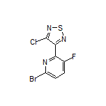 3-(6-Bromo-3-fluoropyridin-2-yl)-4-chloro-1,2,5-thiadiazole