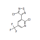 3-Chloro-4-[2-chloro-5-(trifluoromethyl)pyridin-3-yl]-1,2,5-thiadiazole