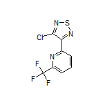 3-Chloro-4-[6-(trifluoromethyl)pyridin-2-yl]-1,2,5-thiadiazole