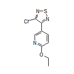 3-Chloro-4-(6-ethoxypyridin-3-yl)-1,2,5-thiadiazole