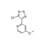 3-Chloro-4-(4-methoxypyridin-2-yl)-1,2,5-thiadiazole