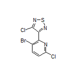 3-(3-Bromo-6-chloropyridin-2-yl)-4-chloro-1,2,5-thiadiazole