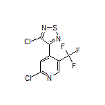 3-Chloro-4-[2-chloro-5-(trifluoromethyl)pyridin-4-yl]-1,2,5-thiadiazole