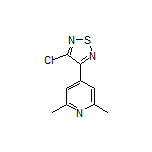 3-Chloro-4-(2,6-dimethylpyridin-4-yl)-1,2,5-thiadiazole