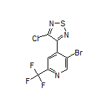 3-[5-Bromo-2-(trifluoromethyl)pyridin-4-yl]-4-chloro-1,2,5-thiadiazole