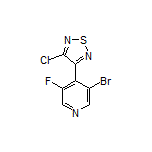 3-(3-Bromo-5-fluoropyridin-4-yl)-4-chloro-1,2,5-thiadiazole