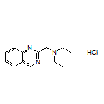 N-Ethyl-N-[(8-methyl-2-quinazolinyl)methyl]ethanamine Hydrochloride