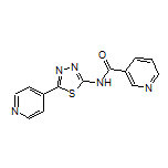 N-[5-(4-Pyridyl)-1,3,4-thiadiazol-2-yl]nicotinamide