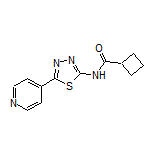 N-[5-(4-Pyridyl)-1,3,4-thiadiazol-2-yl]cyclobutanecarboxamide