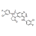 5-[(3-Chloro-4-fluorophenyl)amino]-1-[4-[(3-chloro-4-fluorophenyl)amino]-7-methoxy-6-quinazolinyl]pyrrolidin-2-one