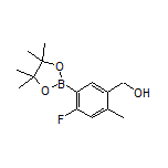 2-Fluoro-5-(hydroxymethyl)-4-methylphenylboronic Acid Pinacol Ester