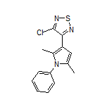 3-Chloro-4-(2,5-dimethyl-1-phenyl-1H-pyrrol-3-yl)-1,2,5-thiadiazole