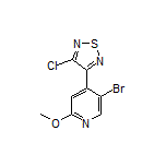 3-(5-Bromo-2-methoxypyridin-4-yl)-4-chloro-1,2,5-thiadiazole