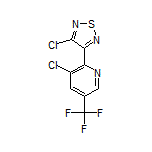 3-Chloro-4-[3-chloro-5-(trifluoromethyl)pyridin-2-yl]-1,2,5-thiadiazole