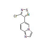 3-Chloro-4-(imidazo[1,2-a]pyridin-6-yl)-1,2,5-thiadiazole