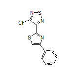 3-Chloro-4-(4-phenylthiazol-2-yl)-1,2,5-thiadiazole