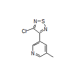 3-Chloro-4-(5-methylpyridin-3-yl)-1,2,5-thiadiazole