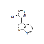 3-Chloro-4-(1-methyl-1H-pyrrolo[2,3-b]pyridin-3-yl)-1,2,5-thiadiazole