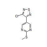 3-Chloro-4-[2-(methylthio)pyrimidin-5-yl]-1,2,5-thiadiazole