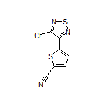 5-(4-Chloro-1,2,5-thiadiazol-3-yl)thiophene-2-carbonitrile