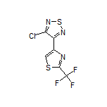 3-Chloro-4-[2-(trifluoromethyl)thiazol-4-yl]-1,2,5-thiadiazole