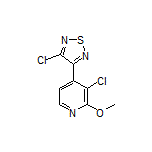 3-Chloro-4-(3-chloro-2-methoxypyridin-4-yl)-1,2,5-thiadiazole