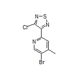 3-(5-Bromo-4-methylpyridin-2-yl)-4-chloro-1,2,5-thiadiazole