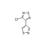 3-Chloro-4-(isothiazol-4-yl)-1,2,5-thiadiazole