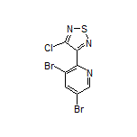 3-Chloro-4-(3,5-dibromopyridin-2-yl)-1,2,5-thiadiazole