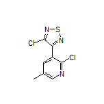 3-Chloro-4-(2-chloro-5-methylpyridin-3-yl)-1,2,5-thiadiazole