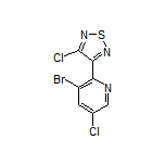 3-(3-Bromo-5-chloropyridin-2-yl)-4-chloro-1,2,5-thiadiazole