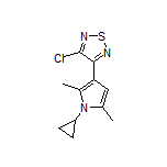 3-Chloro-4-(1-cyclopropyl-2,5-dimethyl-1H-pyrrol-3-yl)-1,2,5-thiadiazole