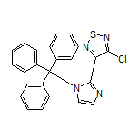 3-Chloro-4-(1-trityl-1H-imidazol-2-yl)-1,2,5-thiadiazole