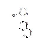 3-Chloro-4-(1,8-naphthyridin-2-yl)-1,2,5-thiadiazole