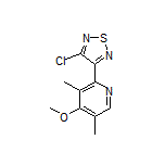 3-Chloro-4-(4-methoxy-3,5-dimethylpyridin-2-yl)-1,2,5-thiadiazole