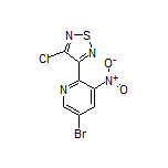 3-(5-Bromo-3-nitropyridin-2-yl)-4-chloro-1,2,5-thiadiazole