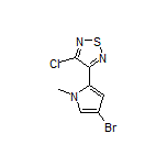 3-(4-Bromo-1-methyl-1H-pyrrol-2-yl)-4-chloro-1,2,5-thiadiazole