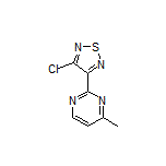 3-Chloro-4-(4-methylpyrimidin-2-yl)-1,2,5-thiadiazole